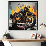 Motorcycle Dreams On The Road - Motorcycle Canvas Wall Art
