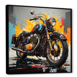 Motorcycle Dreams On The Road - Motorcycle Canvas Wall Art