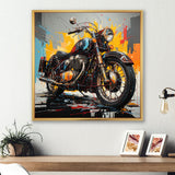 Motorcycle Dreams On The Road - Motorcycle Canvas Wall Art