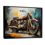 Rustic Motorcycle Odyssey - Motorcycle Canvas Wall Art