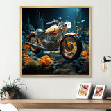 Rustic Motorcycle Bike Memory - Motorcycle Canvas Wall Art