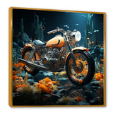 Rustic Motorcycle Bike Memory - Motorcycle Canvas Wall Art