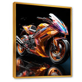 A Speed Motorcycle Adventure - Motorcycle Canvas Wall Art