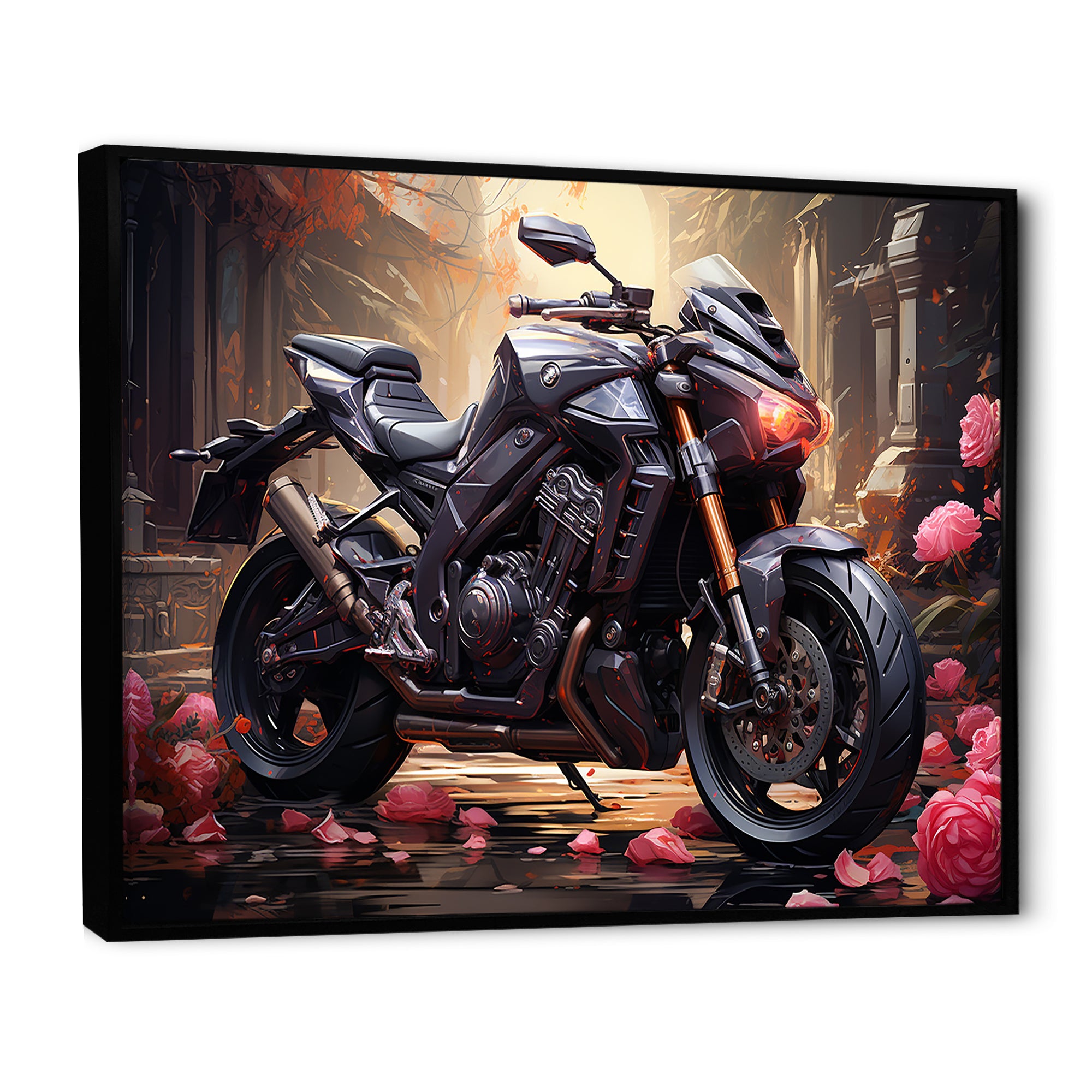 Fastest Bike Harmony - Motorcycle Canvas Wall Art