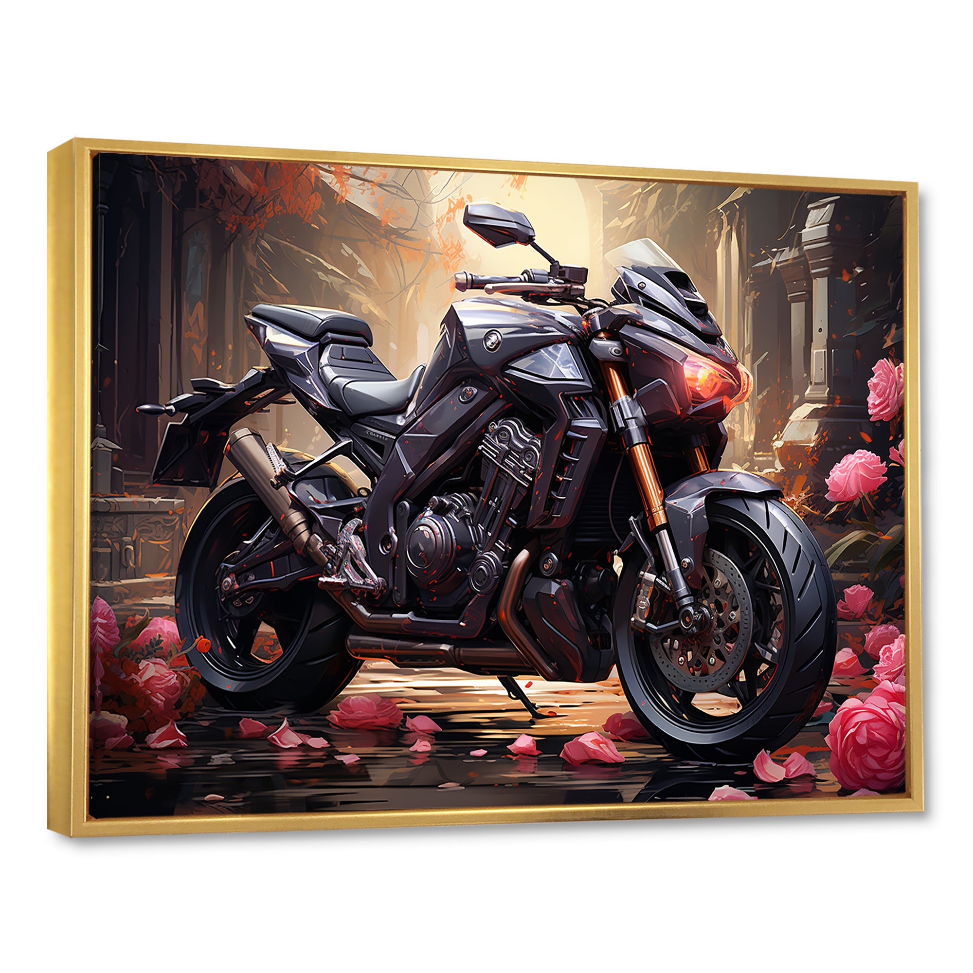Fastest Bike Harmony - Motorcycle Canvas Wall Art
