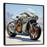 Futuristic Speedster - Motorcycle Canvas Wall Art