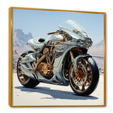Futuristic Speedster - Motorcycle Canvas Wall Art