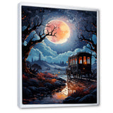 A Fantasy Gothic Old Cart - Old American Cart Canvas Wall Art