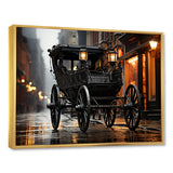 A Romantic Gothic Old Cart - Old American Cart Canvas Wall Art