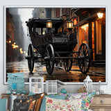 A Romantic Gothic Old Cart - Old American Cart Canvas Wall Art