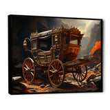 Fantasy Cart Adventure - Old American Cart Canvas Wall Art