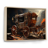 Fantasy Cart Adventure - Old American Cart Canvas Wall Art