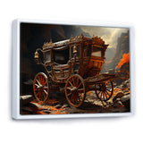 Fantasy Cart Adventure - Old American Cart Canvas Wall Art