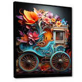 Pop Art Cart Retro - Old American Cart Canvas Wall Art