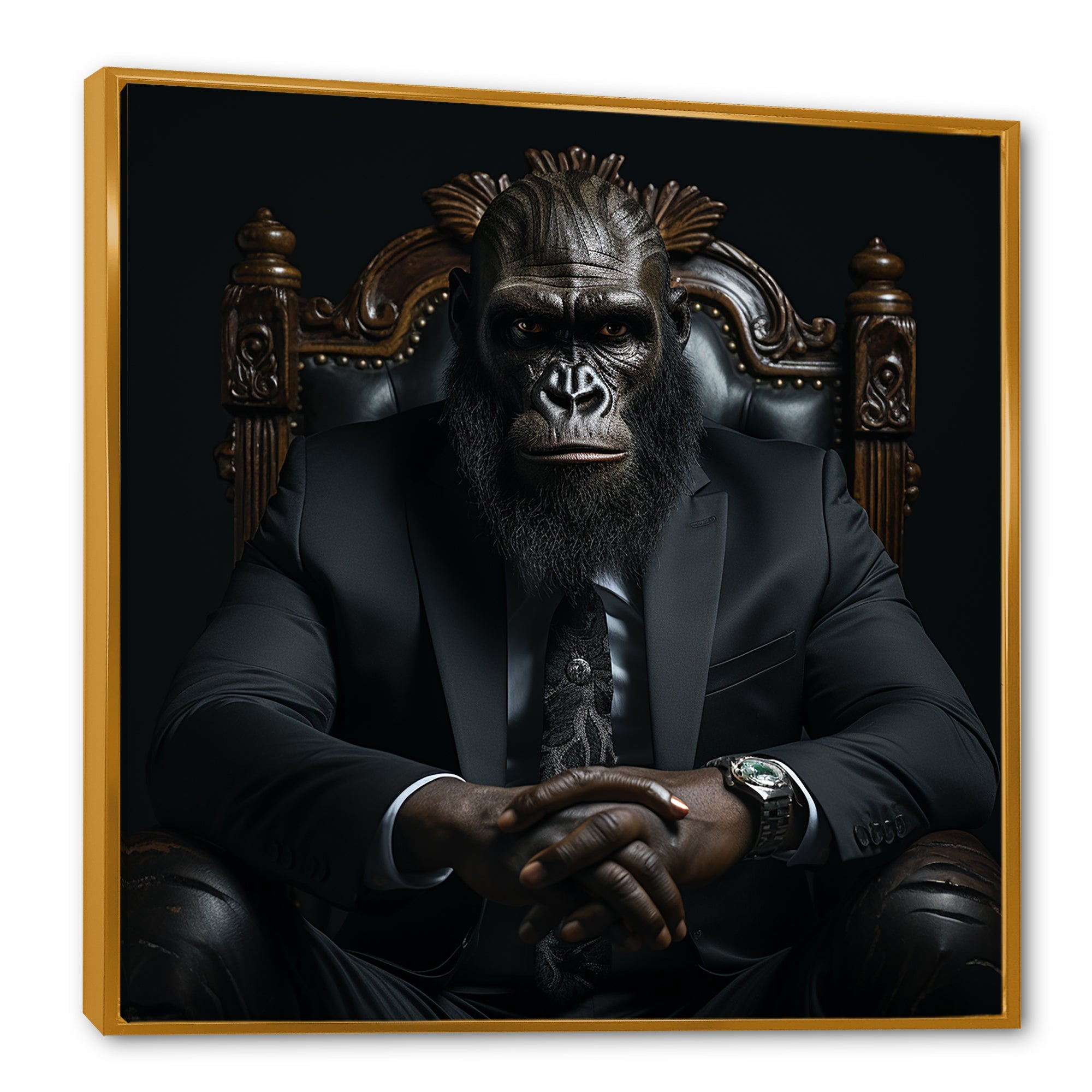 Business Apes In Suit - Orangutan Wall Decor