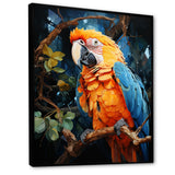 Yellow And Blue Parrot Paradise - Parrot Wall Art Prints