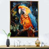 Yellow And Blue Parrot Paradise - Parrot Wall Art Prints