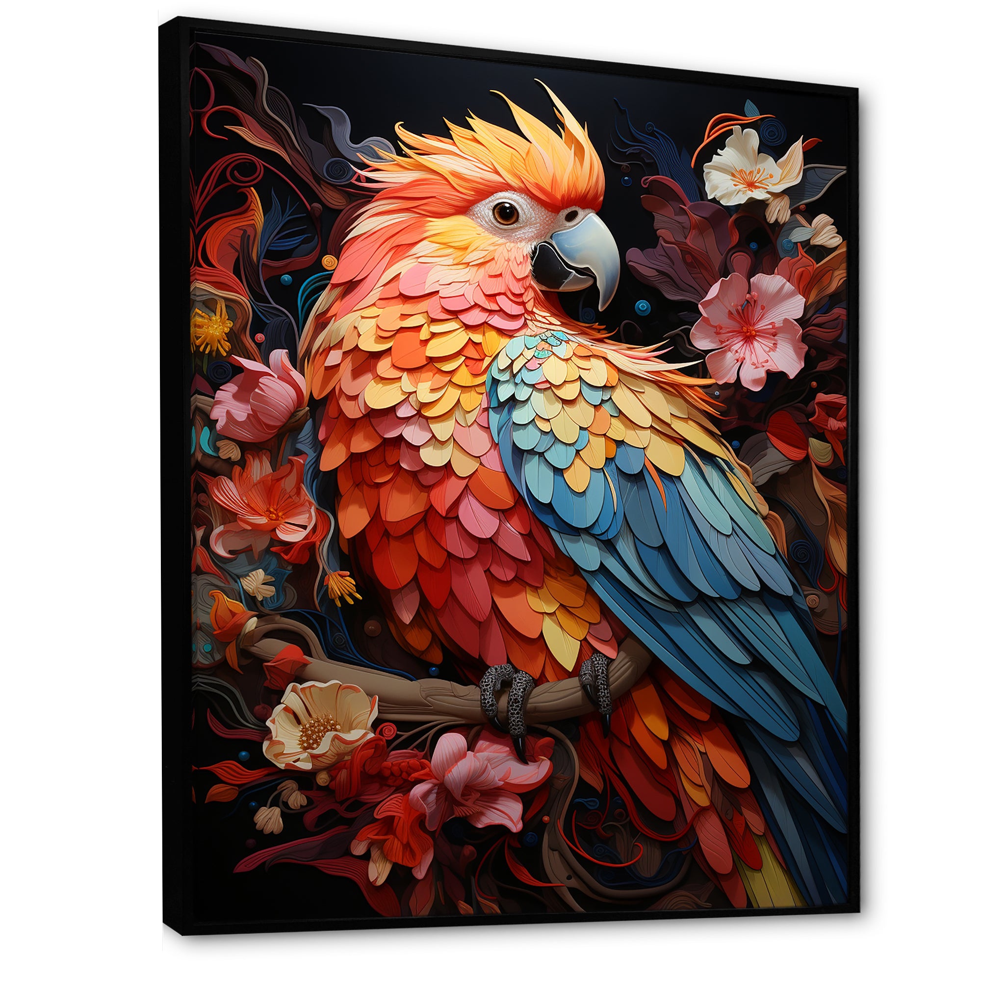 Parrots Celestial Dance Melody - Parrot Home Decor Art