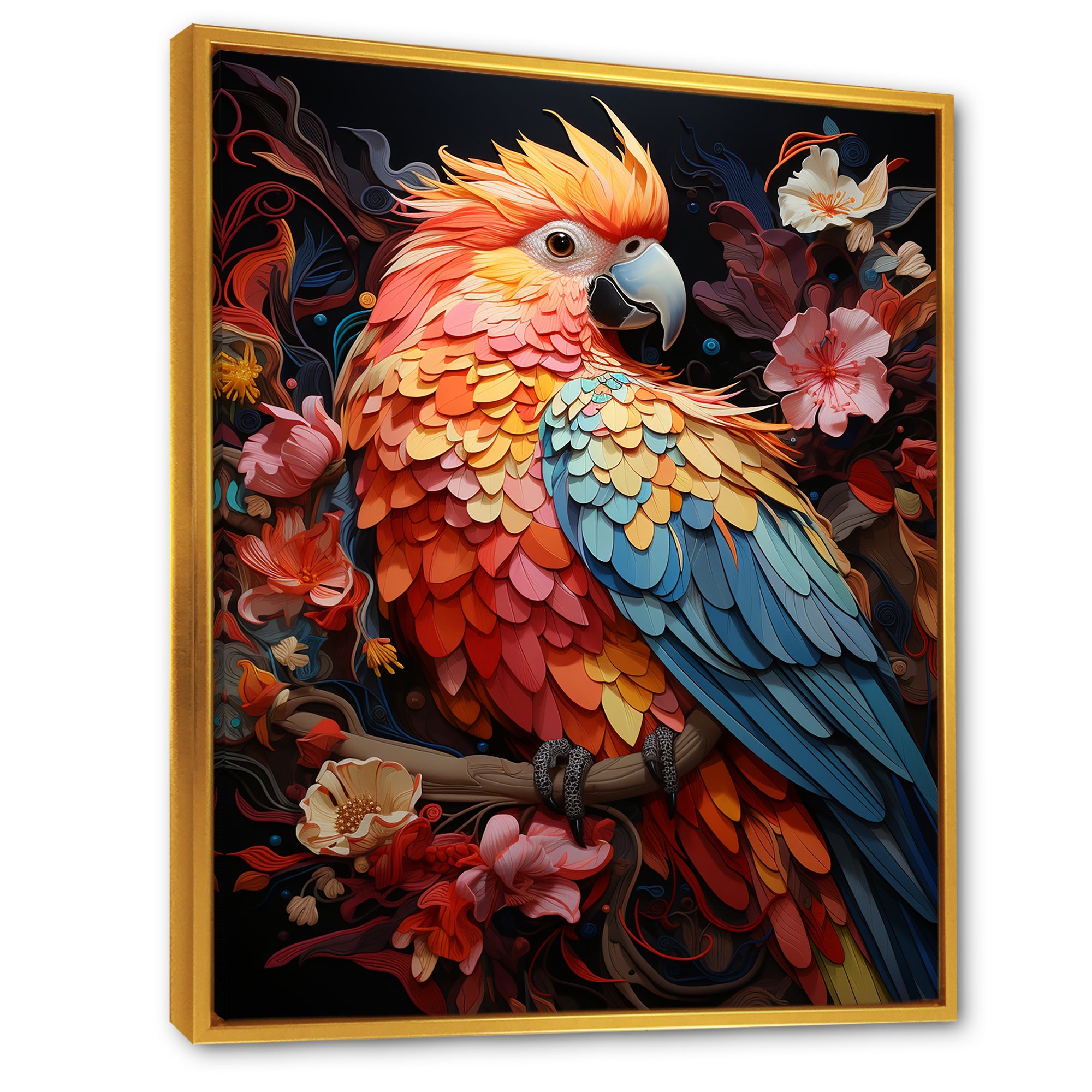 Parrots Celestial Dance Melody - Parrot Home Decor Art