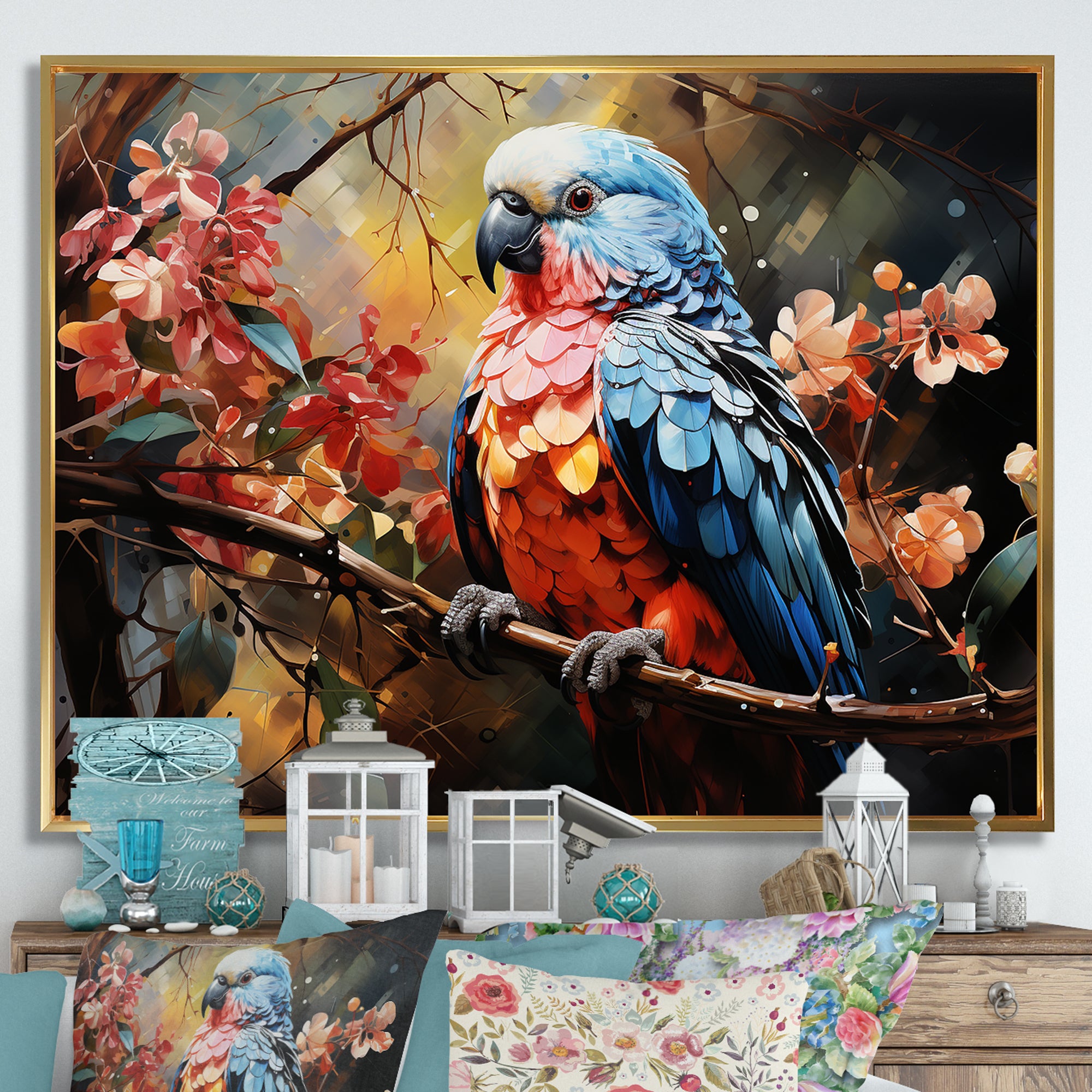 Parrots Dreamland Flyers - Parrot Wall Decor