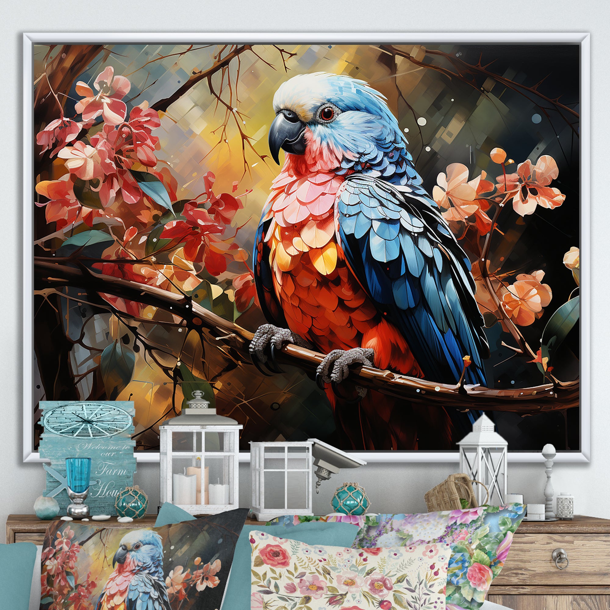 Parrots Dreamland Flyers - Parrot Wall Decor