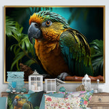 Parrots Emerald Magical Melodies - Parrot Wall Art Prints