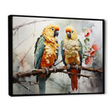Parrots Ethereal Encounters - Parrot Large Canvas Wall Art