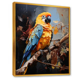 Blue And Yellow Golden Guardians - Parrot Wall Art Prints