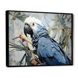 Blue Parrot Tropical Forest Rhapsody - Parrot Wall Art Prints