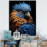 Blue And Yellow Mystical Plumage Tropical Rhapsody - Parrot Home Decor Art