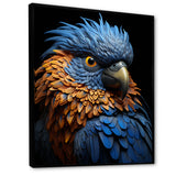 Blue And Yellow Mystical Plumage Tropical Rhapsody - Parrot Home Decor Art