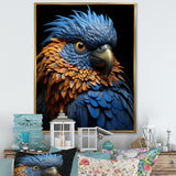 Blue And Yellow Mystical Plumage Tropical Rhapsody - Parrot Home Decor Art