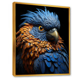 Blue And Yellow Mystical Plumage Tropical Rhapsody - Parrot Home Decor Art