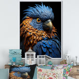 Blue And Yellow Mystical Plumage Tropical Rhapsody - Parrot Home Decor Art