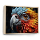 Red And Yellow Mystical Plumage Tropical Rhapsody - Parrot Bedroom Wall Art