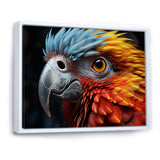 Red And Yellow Mystical Plumage Tropical Rhapsody - Parrot Bedroom Wall Art