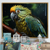 Green And Yellow Parrots Rainforest Chorus - Parrot Wall Art Prints
