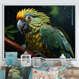 Green And Yellow Parrots Rainforest Chorus - Parrot Wall Art Prints