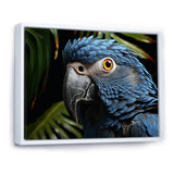 Parrots Sapphire Skies Tropical Forest - Blue Parrot Wall Art