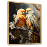 Yellow And Beige Parrot S Lively Radiance - Parrot Home Decor Art