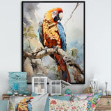 Parrots Sunny Companions Delight - Parrot Bedroom Wall Art
