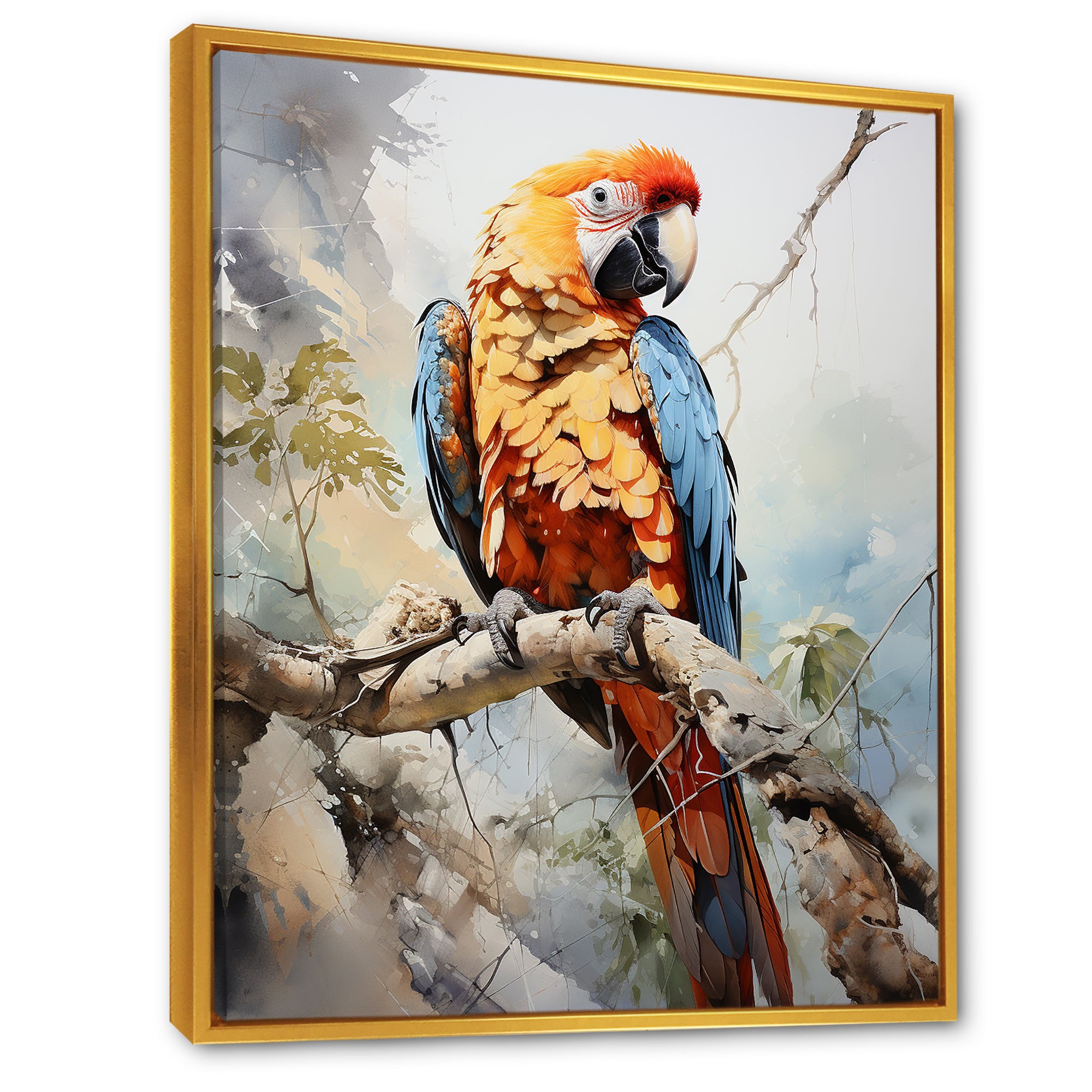 Parrots Sunny Companions Delight - Parrot Bedroom Wall Art