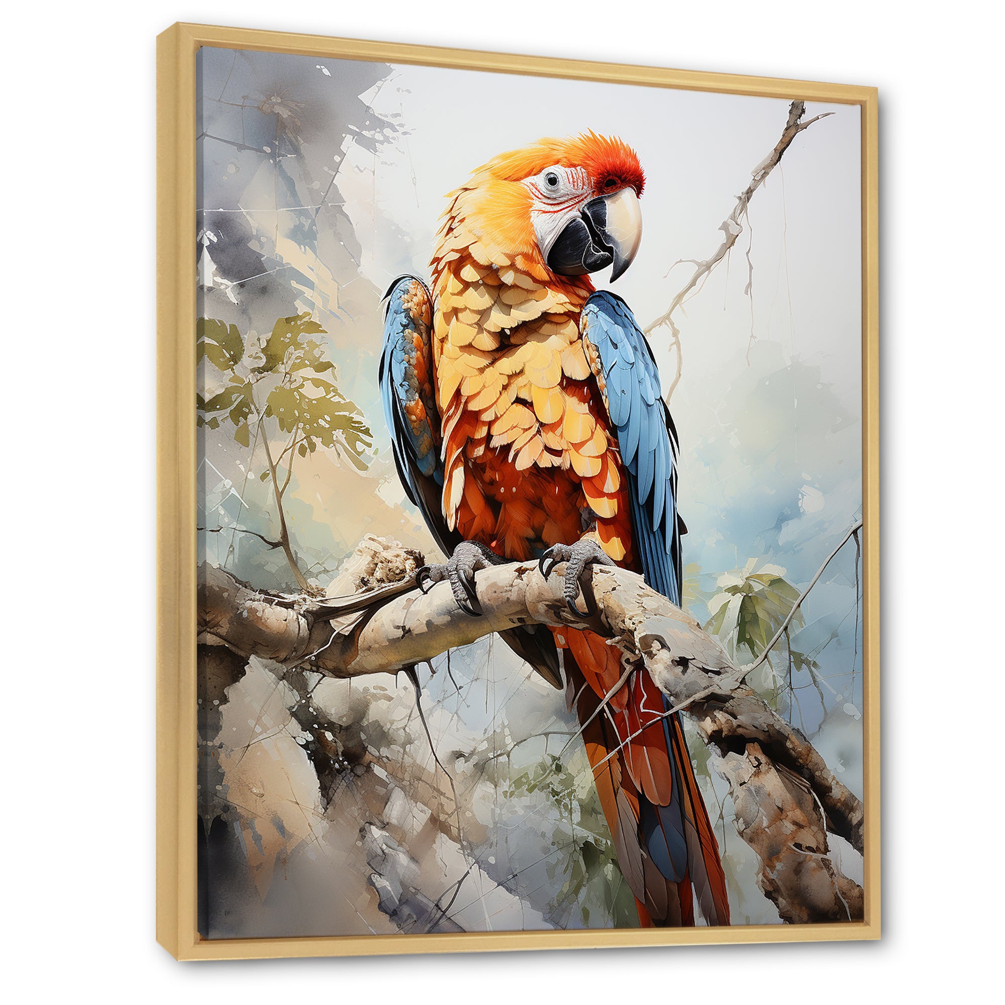 Parrots Sunny Companions Delight - Parrot Bedroom Wall Art