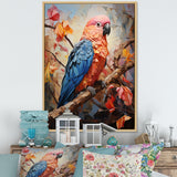 Parrots Sunset Serenade Euphoria - Parrot Canvas Wall Art