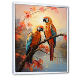 Parrots Sunset Serenade - Parrot Wall Decor