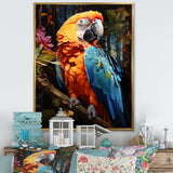 Parrot Tropical Jungle Euphony - Parrot Wall Art Prints