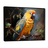 Parrot Tropical Harmony - Yellow Parrot Wall Art
