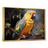 Parrot Tropical Harmony - Yellow Parrot Wall Art