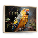 Parrot Tropical Harmony - Yellow Parrot Wall Art
