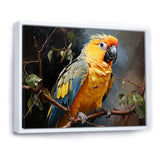 Parrot Tropical Harmony - Yellow Parrot Wall Art